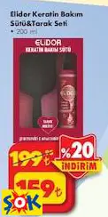 ELİDOR KERATİN BAKIM SÜTÜ&TARAK SETİ 200 ML